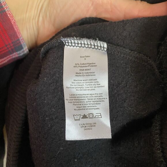 Peanut Hoodie Women’s S Black Graphic Print All Over Pullover Kidcore Casual - Picture 7 of 7